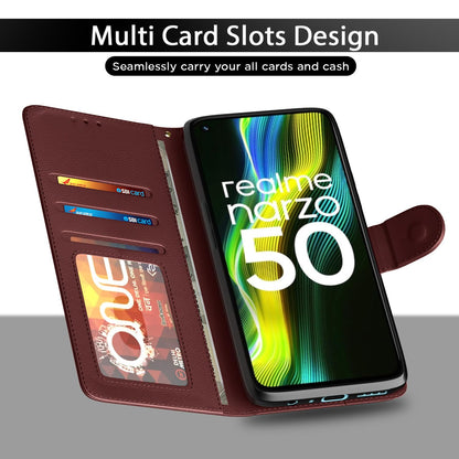 Brown flip case for Realme Narzo 50 5G/Oppo K10 5G/Oppo A57 – Pikkme – photo 5