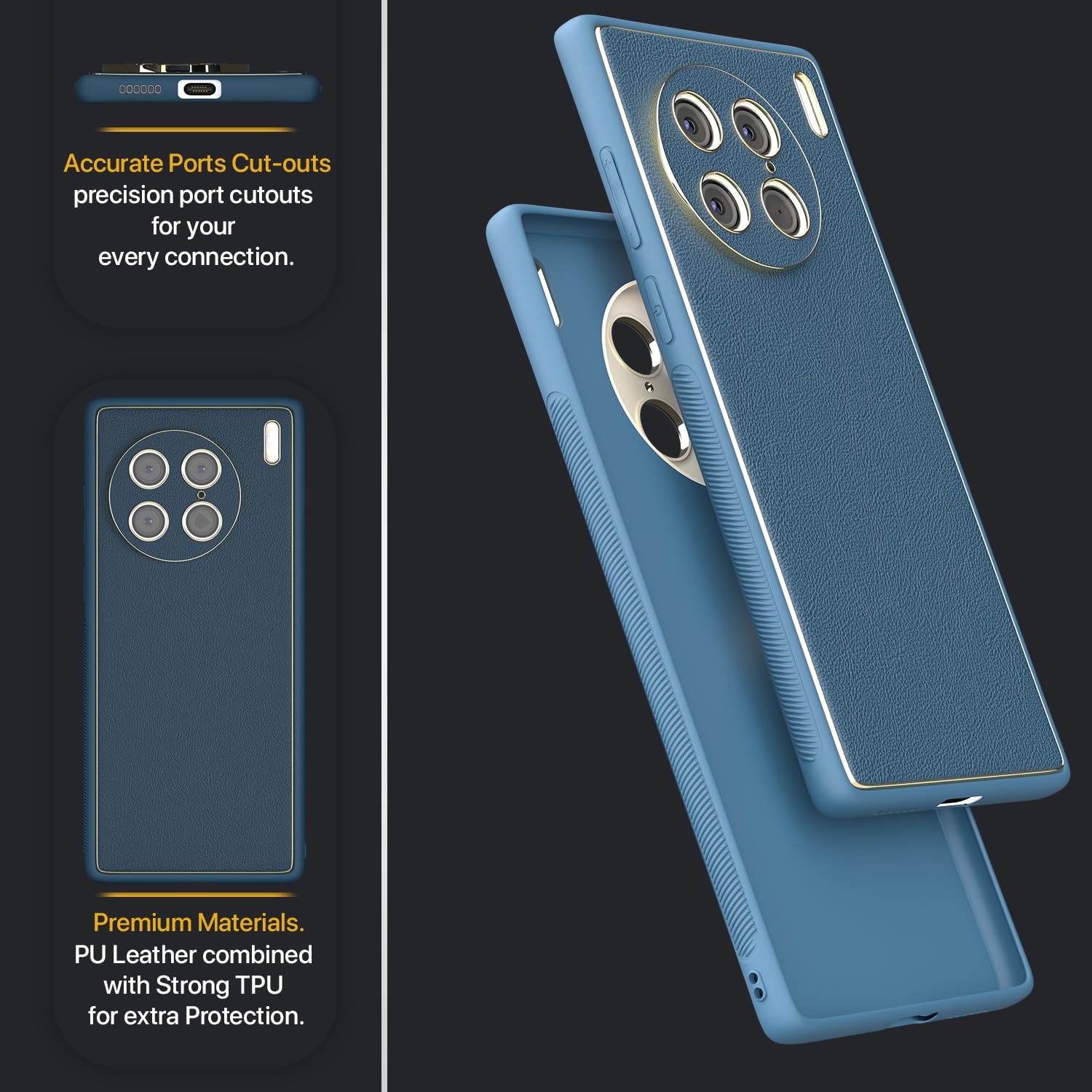 Blue Chrome phone cover for Vivo X90 Pro 5G – Pikkme – photo 3