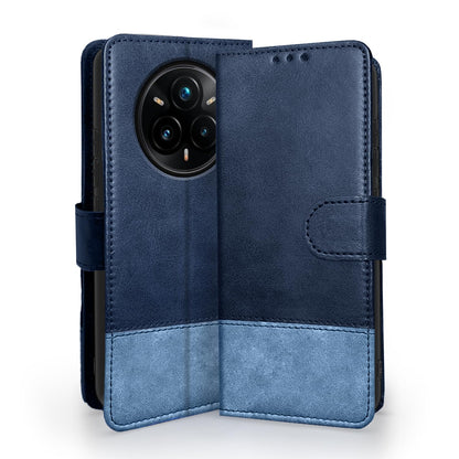 Navy & light blue mobile flip cover for Realme 14 Pro Plus 5G – Pikkme