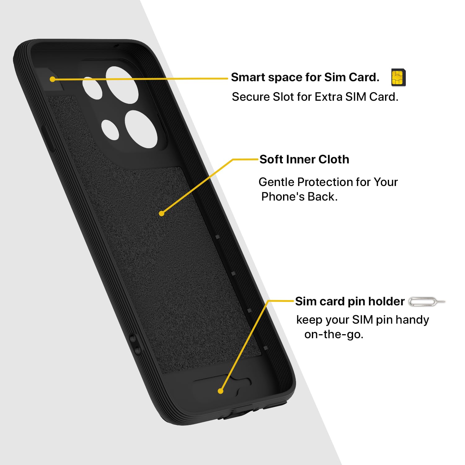 Pikkme black mobile back cover for Oppo Reno 16c 5G – photo 6
