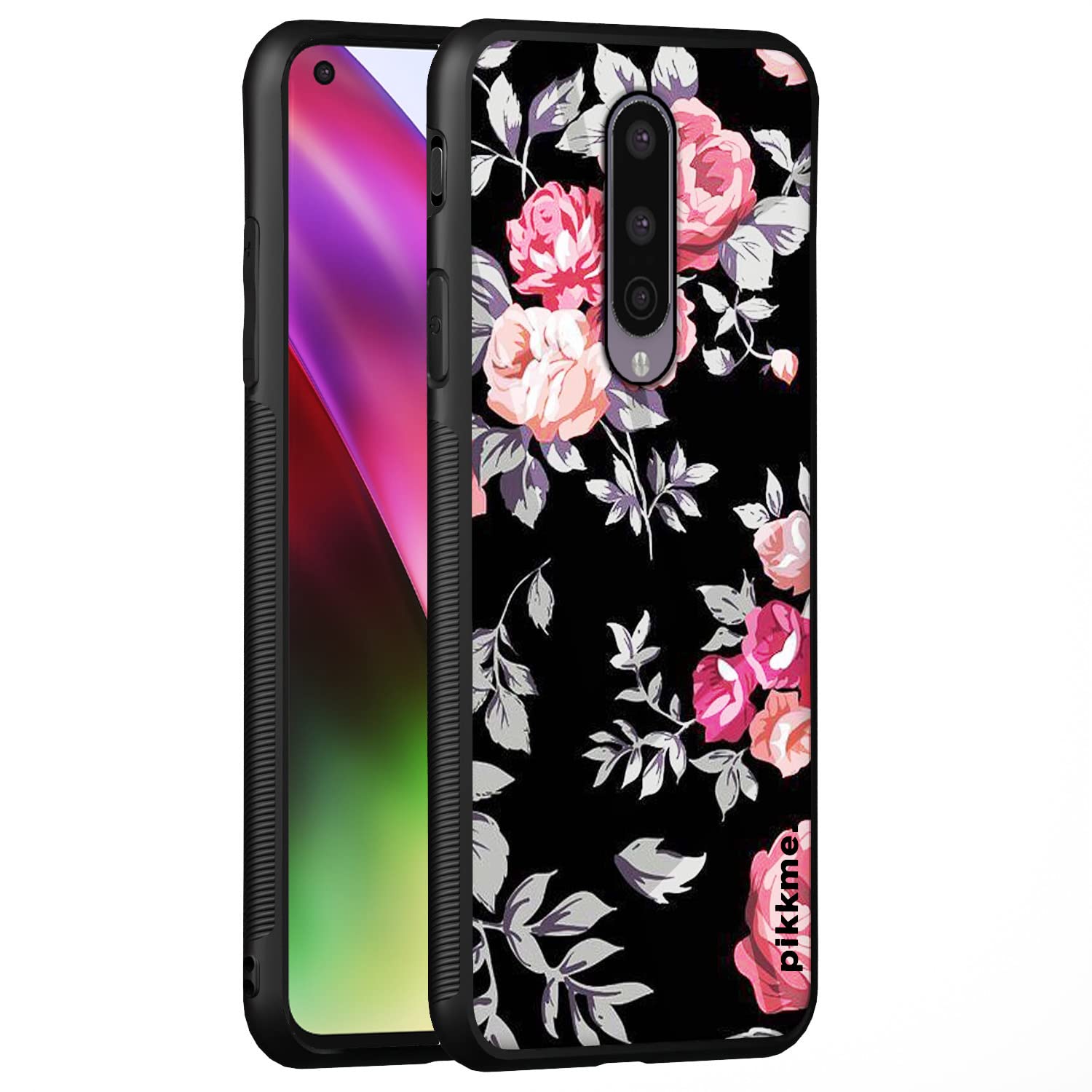 Pikkme OnePlus 8 Flower mobile back cover