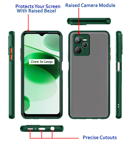 Pikkme Realme C35 green mobile back cover – photo 3