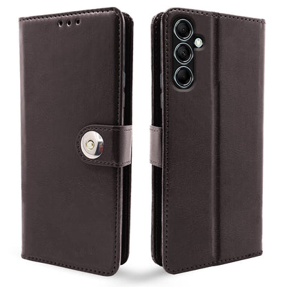 Pikkme coffee Button flip cover for Samsung M14 5G