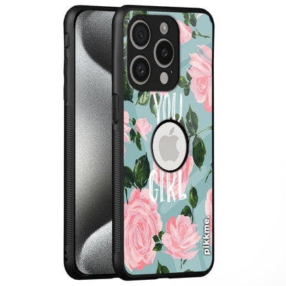 Pikkme Flower back cover for iPhone 15 Pro