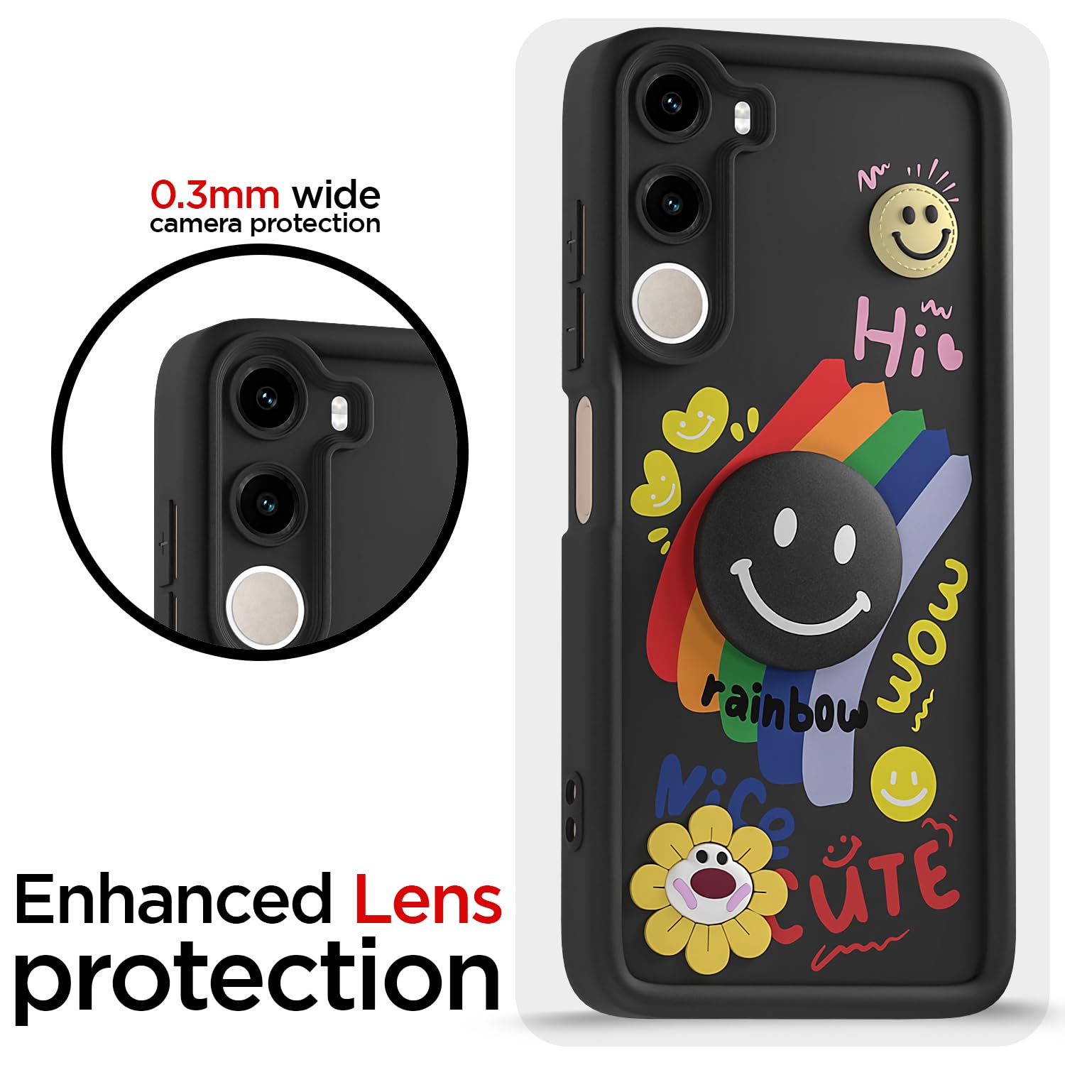 Pikkme Poco M7 Plus 5G black mobile back cover – photo 5