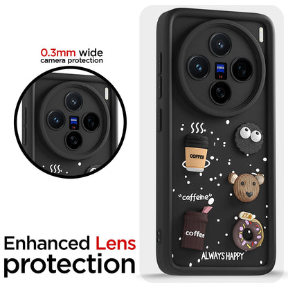 Pikkme Vivo X200 5G/3D Silicone black back cover – photo 5