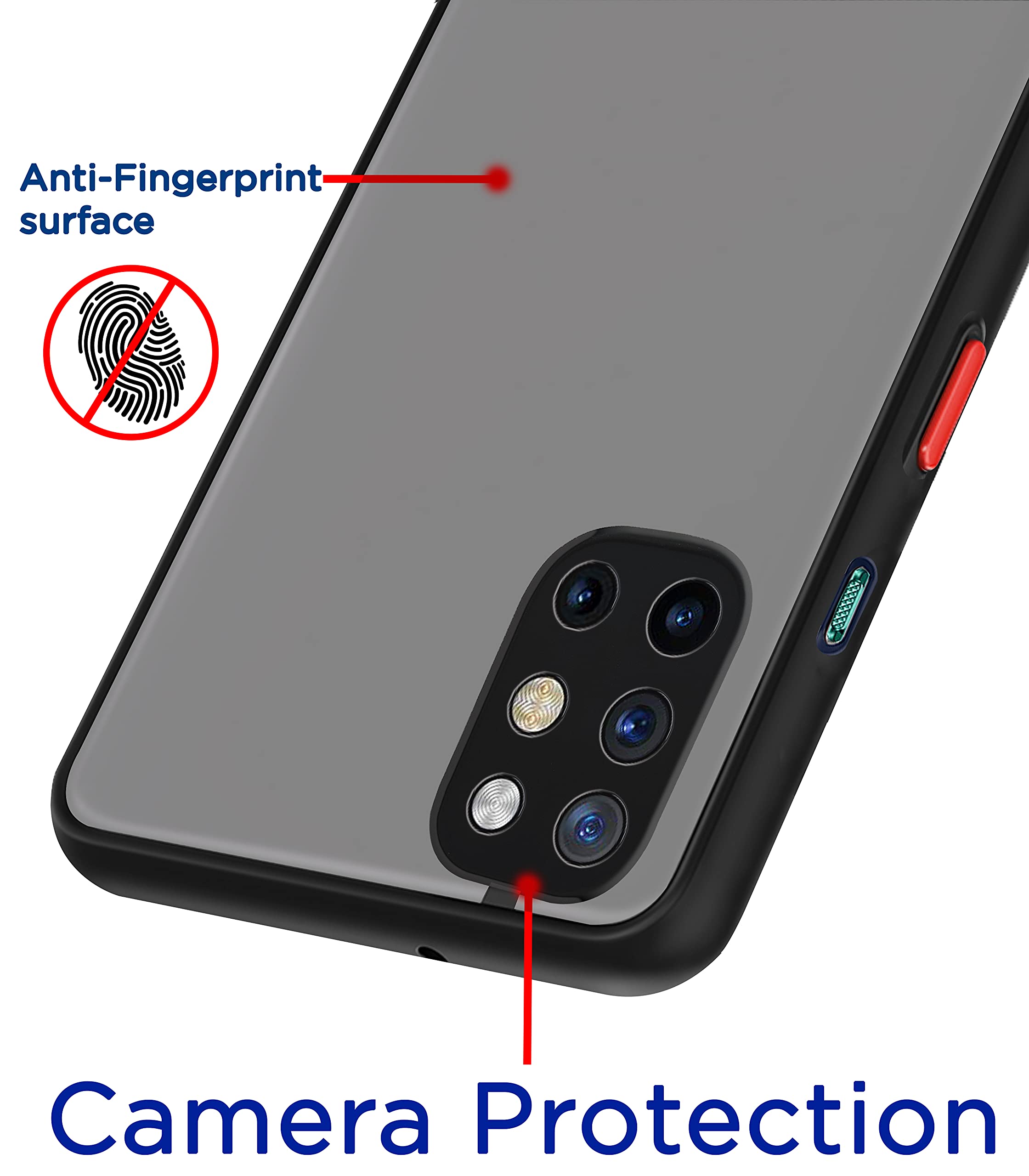 Pikkme black Matte back cover for OnePlus 8T – photo 2