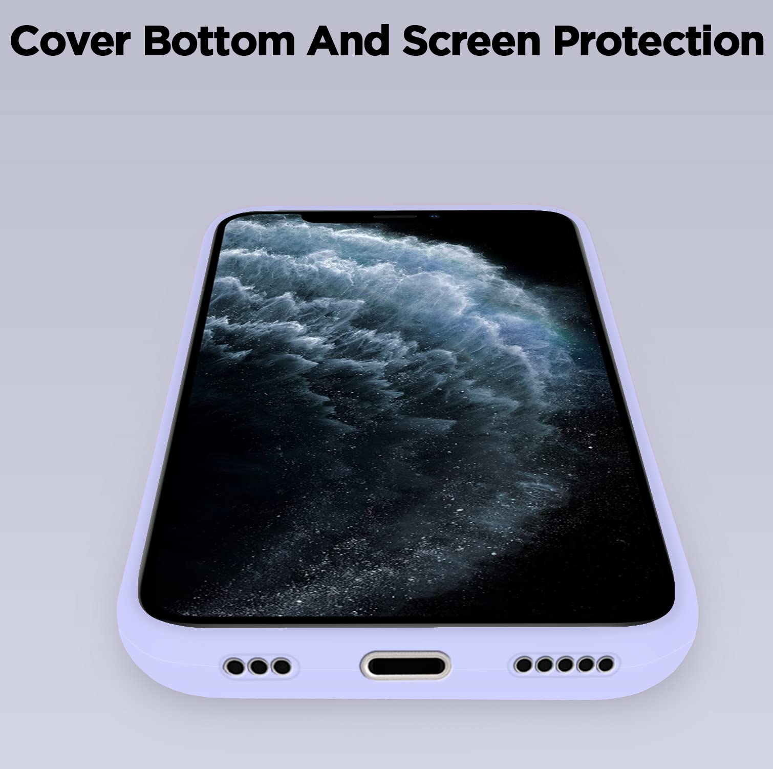 Elegant purple Soft Silicone phone cover for iPhone 11 Pro – Pikkme – photo 5