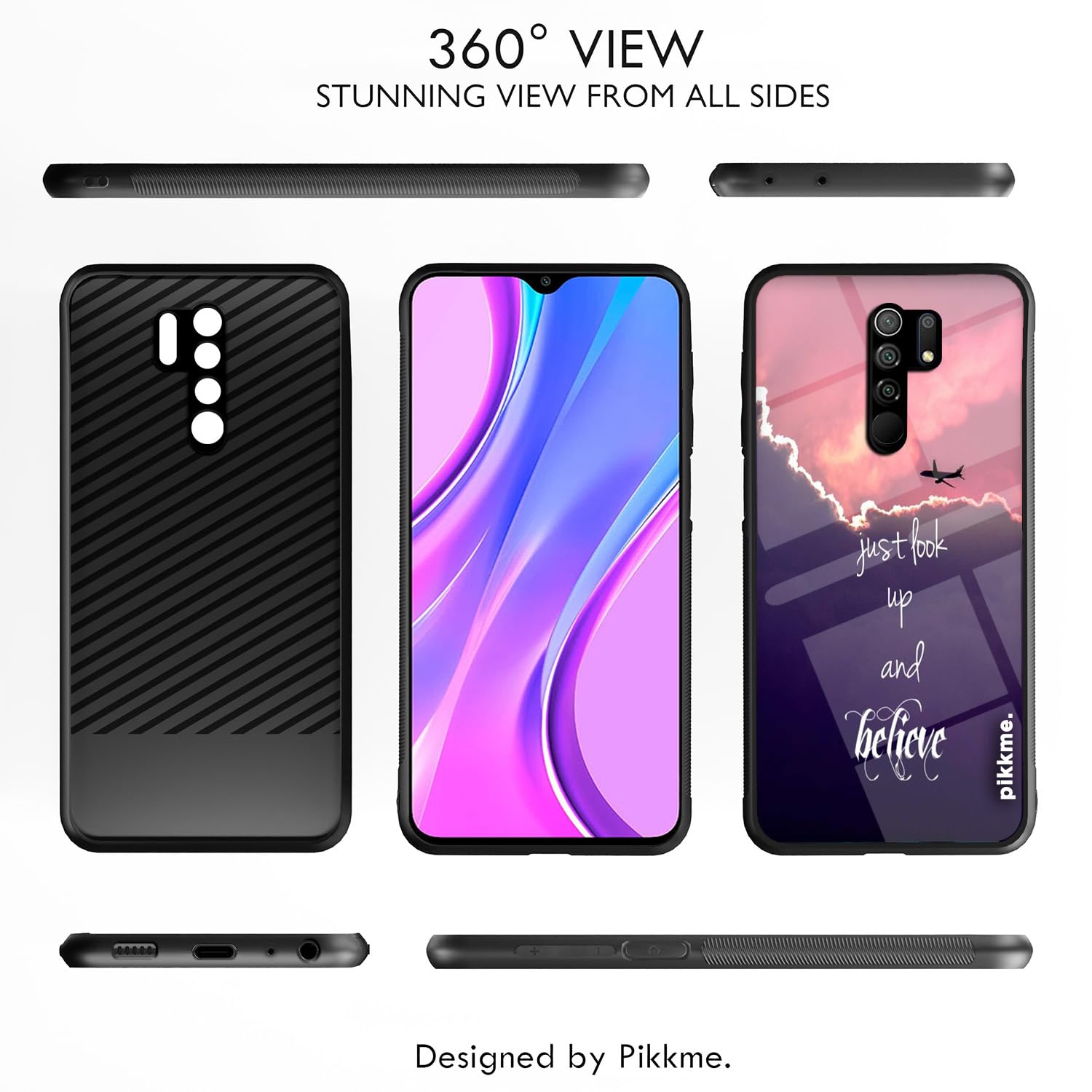Pikkme Redmi 9 Prime Hybrid mobile back cover – photo 2