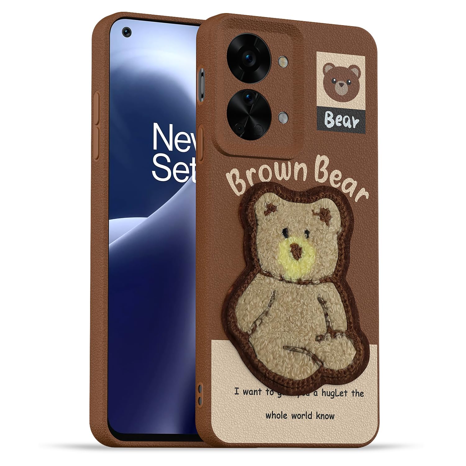 Pikkme OnePlus Nord 2T 5G brown mobile cover