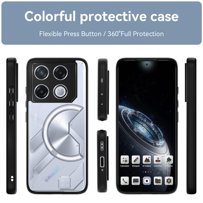 Pikkme Infinix GT 20 Pro 5G Eagle 2 Shockproof Sleek Hybrid Armor Back cover (Black)