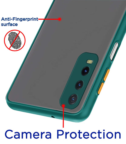 Vivo Y20/Y20i Hybrid back cover in green by Pikkme – photo 2