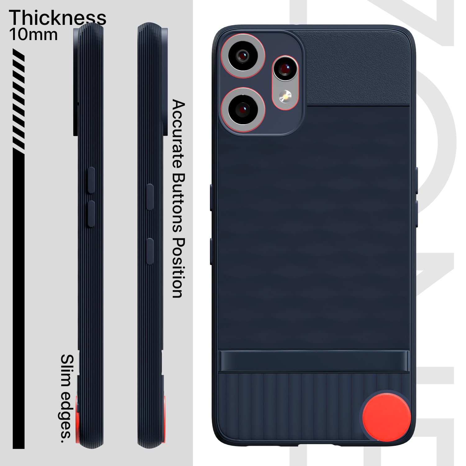 Pikkme CMF by Nothing Phone 2 Pro 5G Gencase Back Cover (Blue)