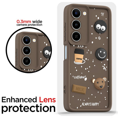 Pikkme brown Bear Coffee mobile cover for Realme P4 Lite/C83 5G – photo 5