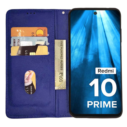 Blue flip cover for Redmi 10 Prime – Pikkme – photo 2