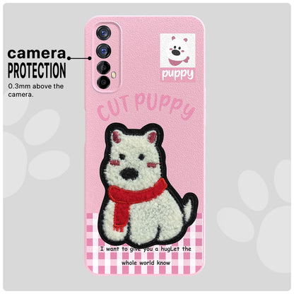 Pikkme Realme 7/Narzo 30 4G/Narzo 20 Pro Plush Patch pink phone cover – photo 6