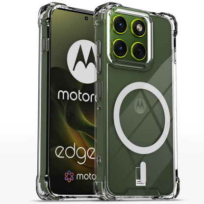 Moto Edge 70 5G MagSafe phone cover in transparent mag-safe by Pikkme