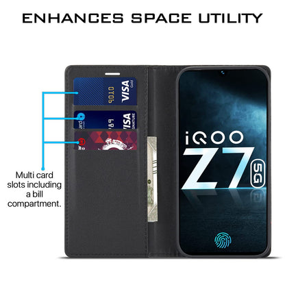 iQOO Z7/Z7s 5G flip cover in black by Pikkme – photo 3