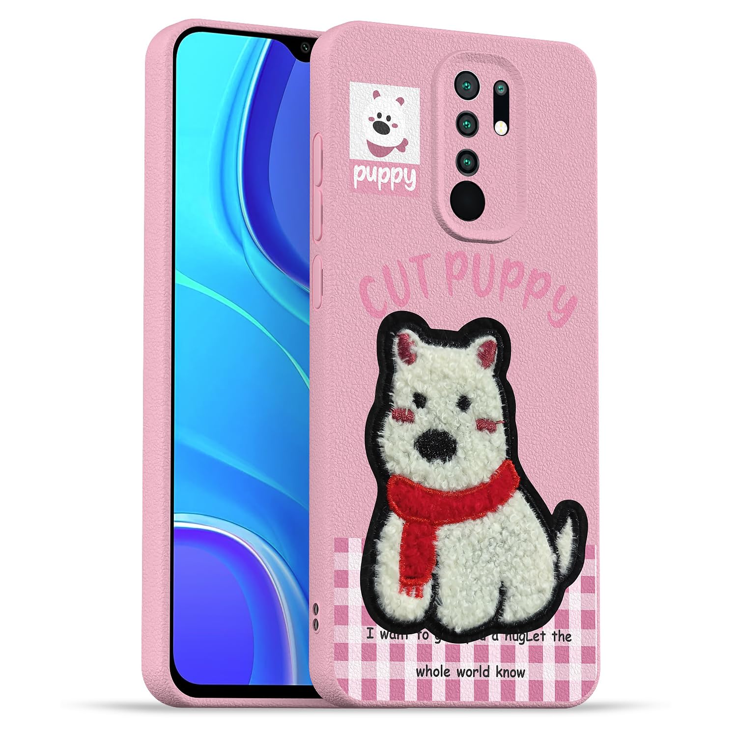Redmi 9 Prime/Poco M2 mobile cover in pink by Pikkme