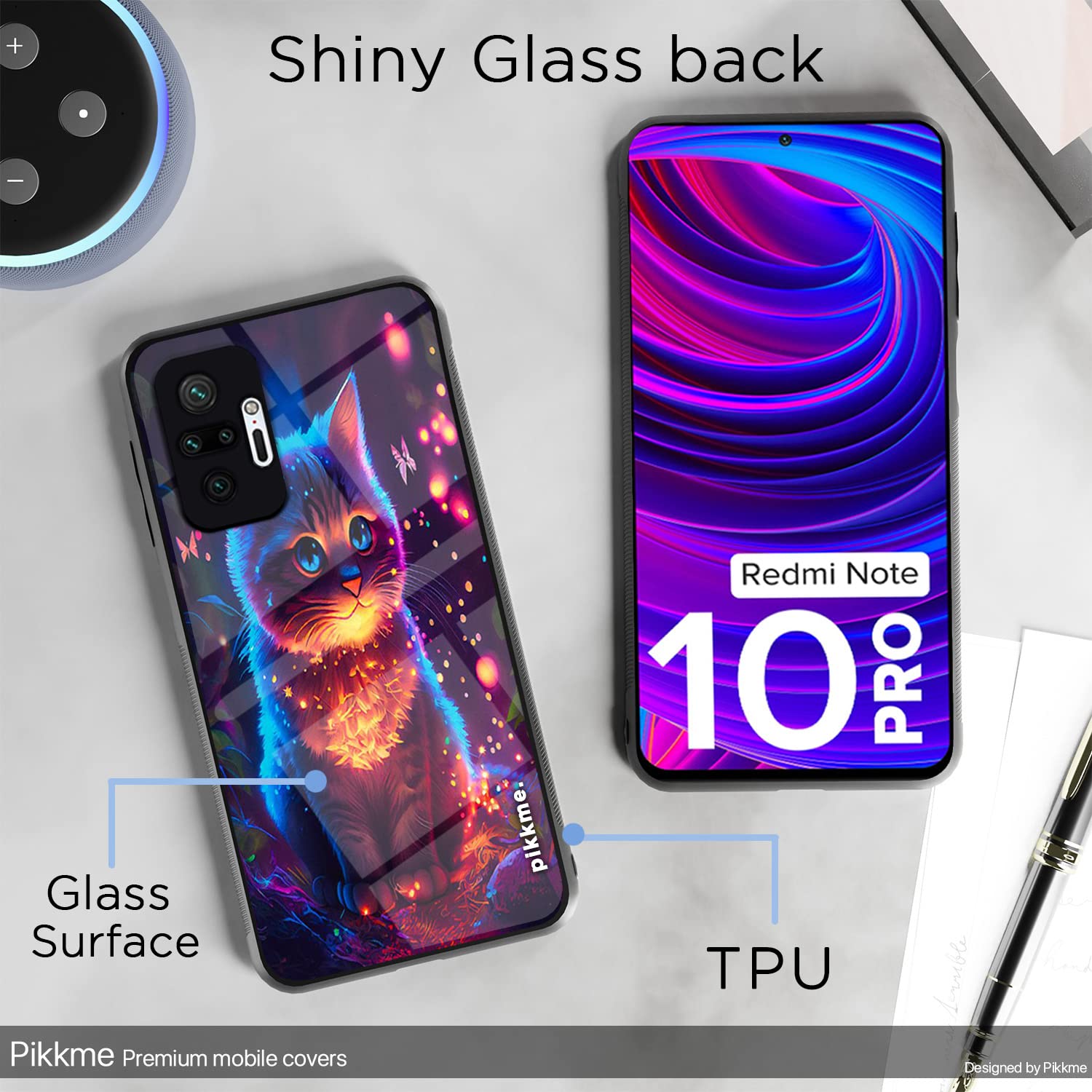 Pikkme Redmi Note 10 Pro/Note 10 Pro Max Cat mobile back cover – photo 3