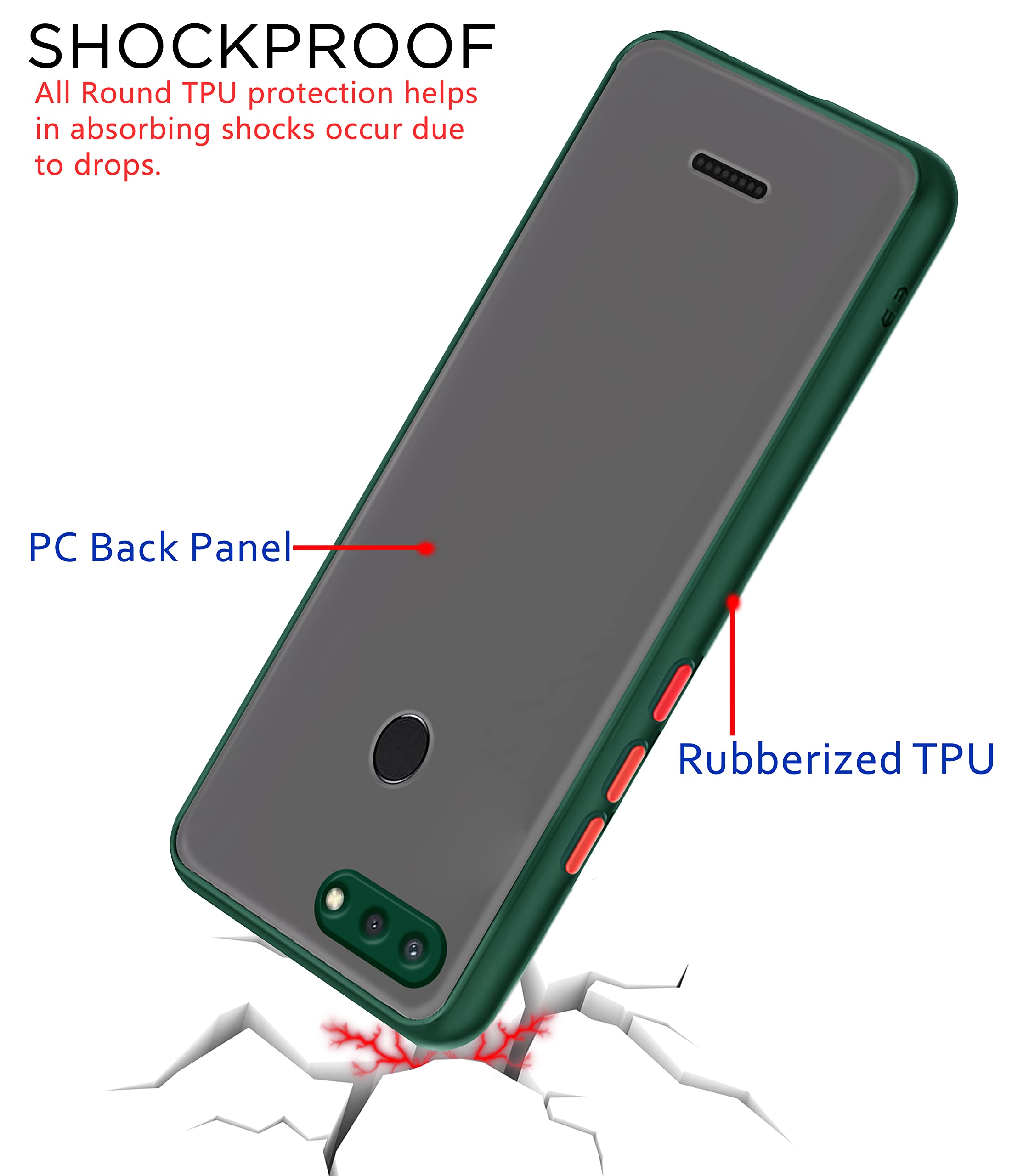 Pikkme Redmi 6 green phone cover – photo 4