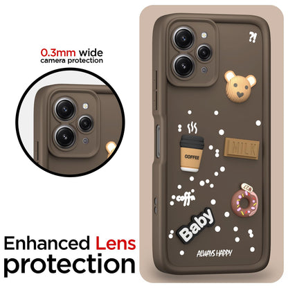 Pikkme brown Silicone phone cover for Redmi 12 4G – photo 5
