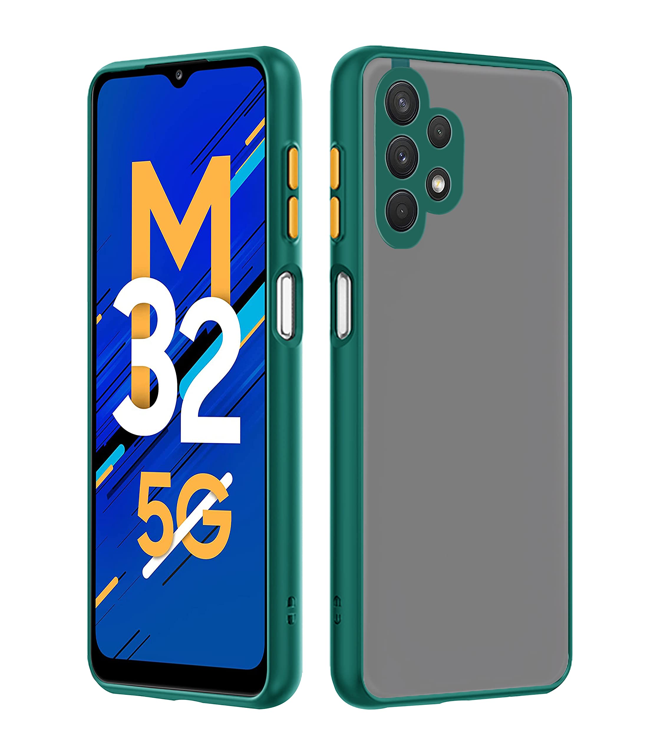 Green mobile cover for Samsung M32/A32 5G – Pikkme