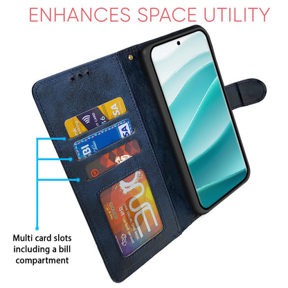 Pikkme Redmi Note 14 Pro/Note 14 Pro Plus 5G navy & light blue wallet flip cover – photo 5