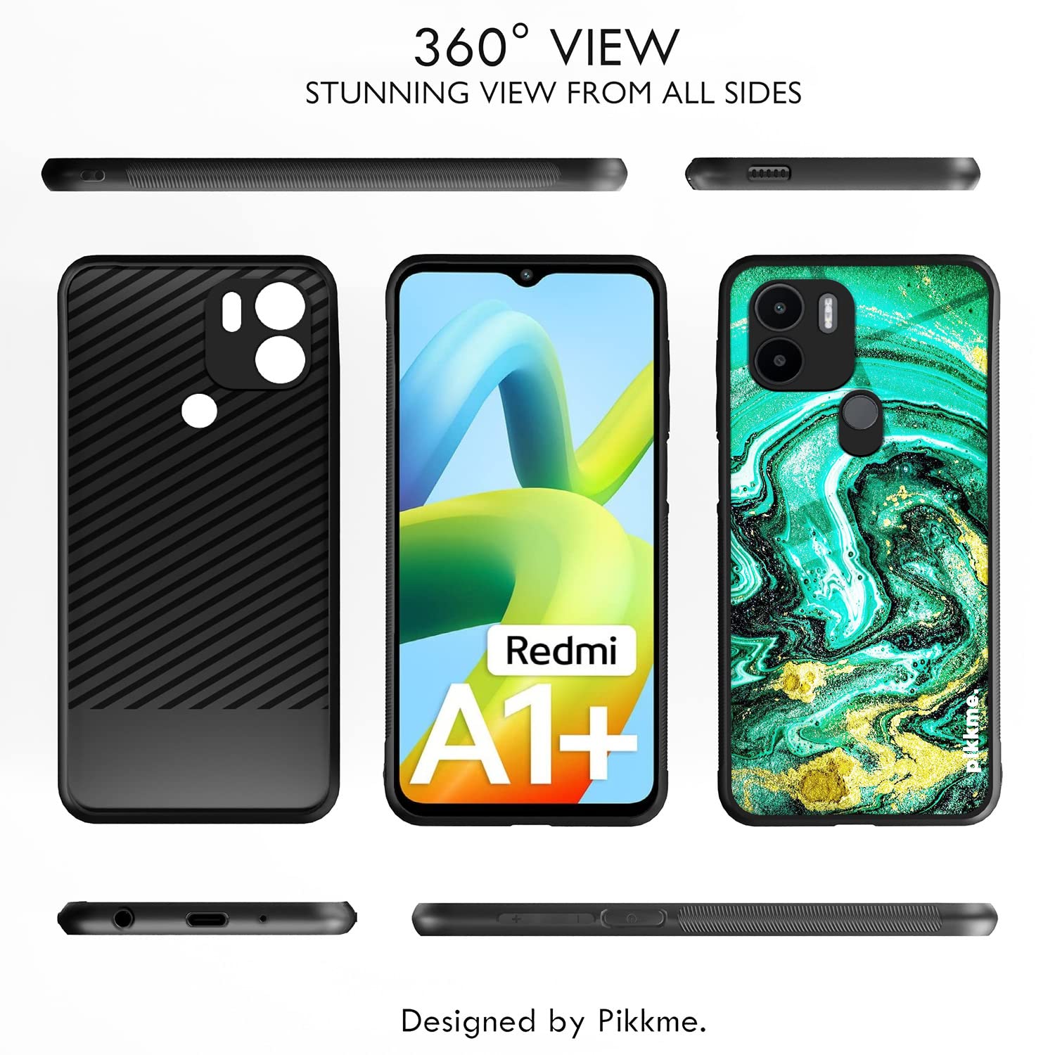 Redmi A1 Plus/A2 Plus/Poco C50 Hybrid phone cover by Pikkme – photo 2