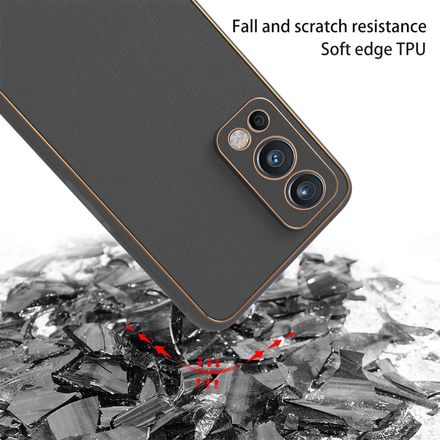 OnePlus Nord 2 5G back cover in black by Pikkme – photo 4