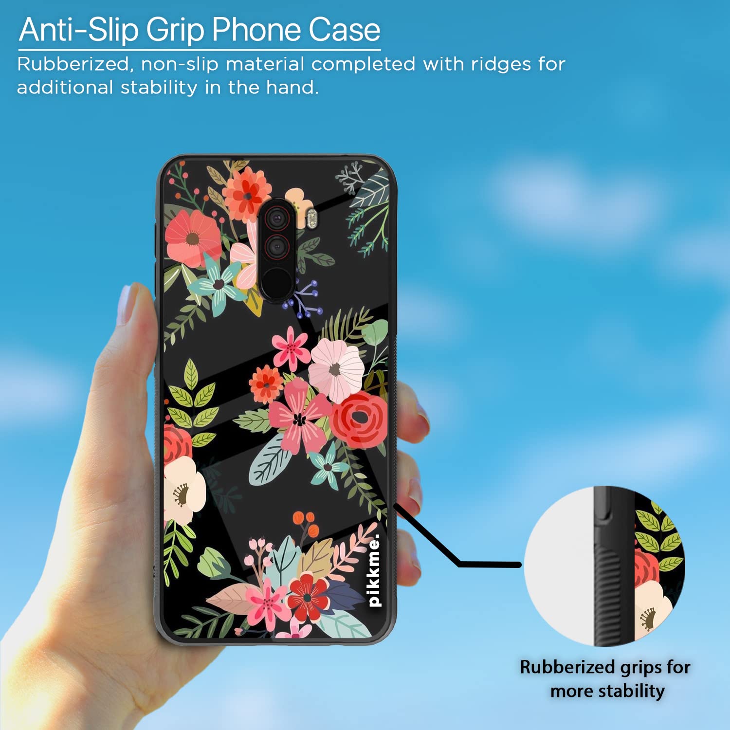Pikkme Flower back cover for Poco F1 – photo 5
