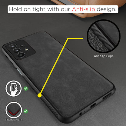 Pikkme grey Leather back cover for Samsung A23 4G/A23 5G – photo 2