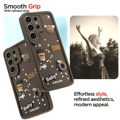 Pikkme brown Silicone mobile cover for Samsung S25 Ultra 5G/3D – photo 2
