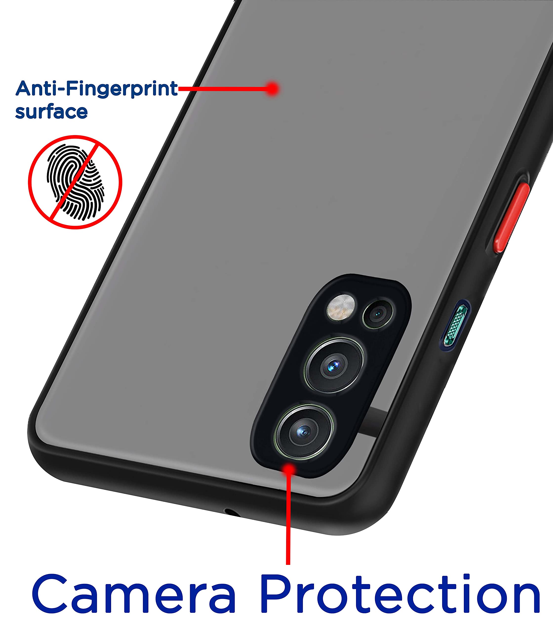 Pikkme black Hybrid mobile cover for OnePlus Nord 2/Nord 2 5G – photo 2