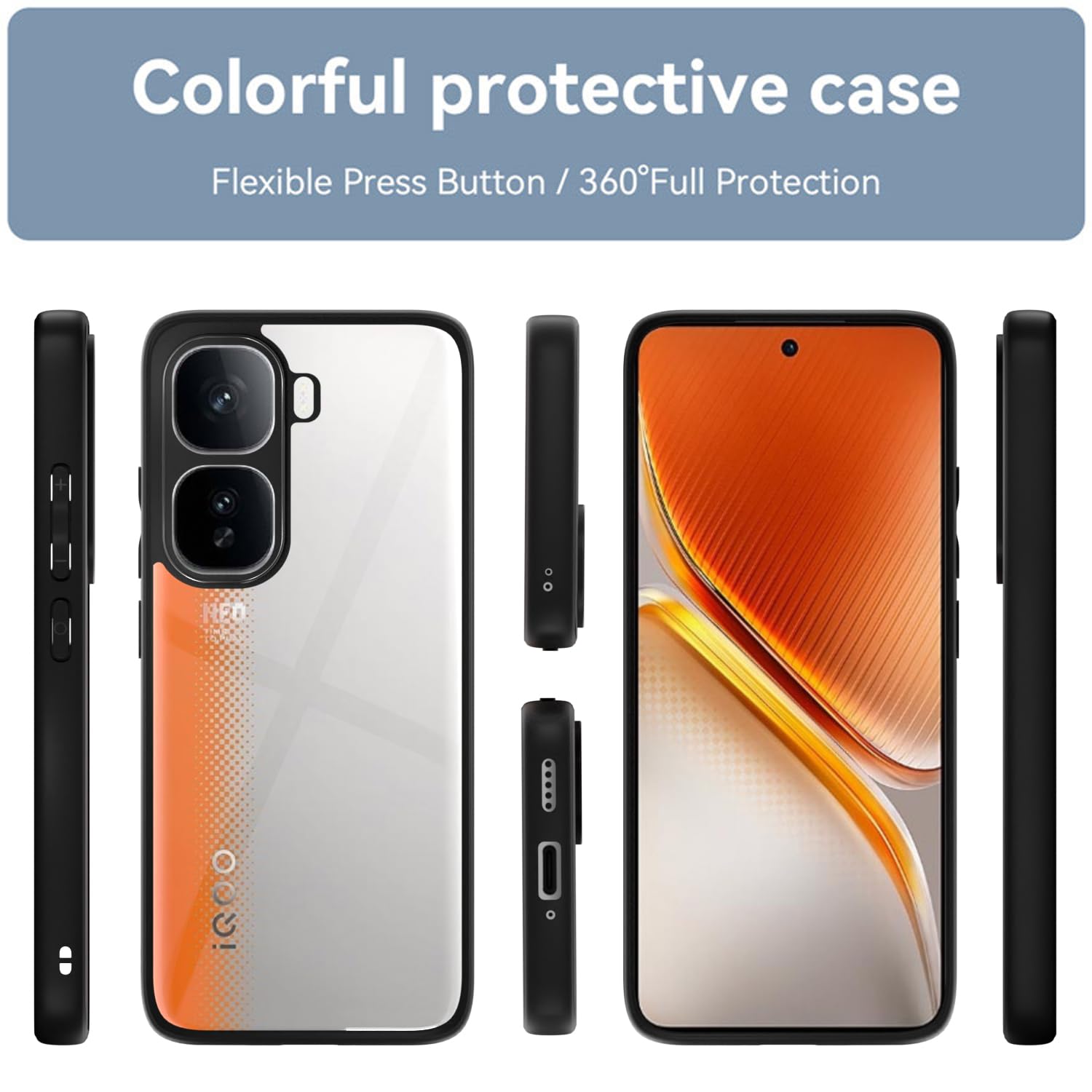 Pikkme black mobile cover for iQOO Neo 10 5G – photo 2