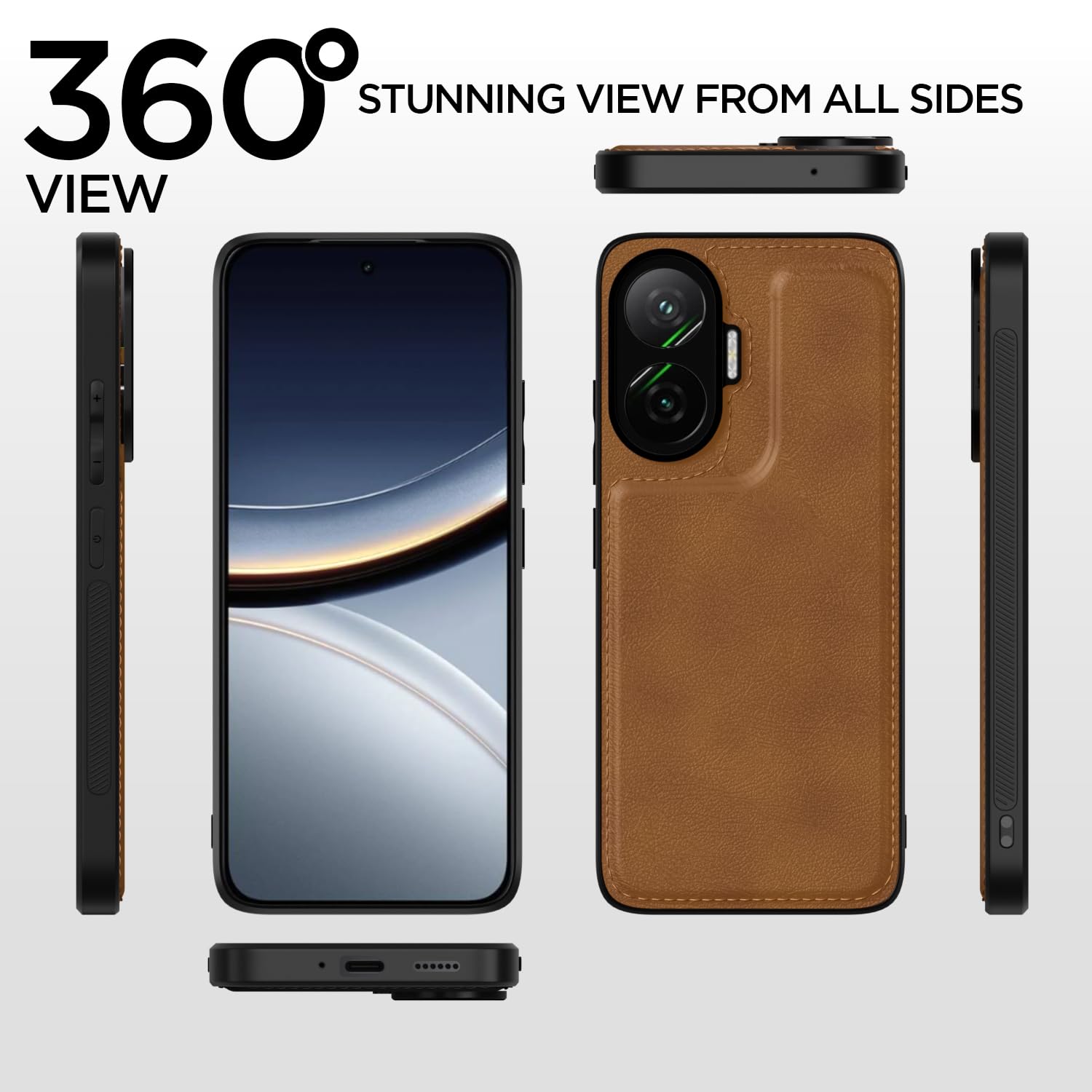 Pikkme Poco F7 5G brown mobile cover – photo 4