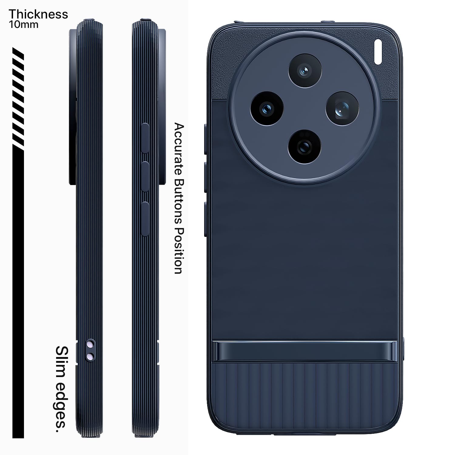 Pikkme blue Silicone back cover for Vivo X200T 5G – photo 3