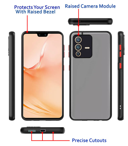Vivo V23 Pro 5G phone cover in black by Pikkme – photo 3