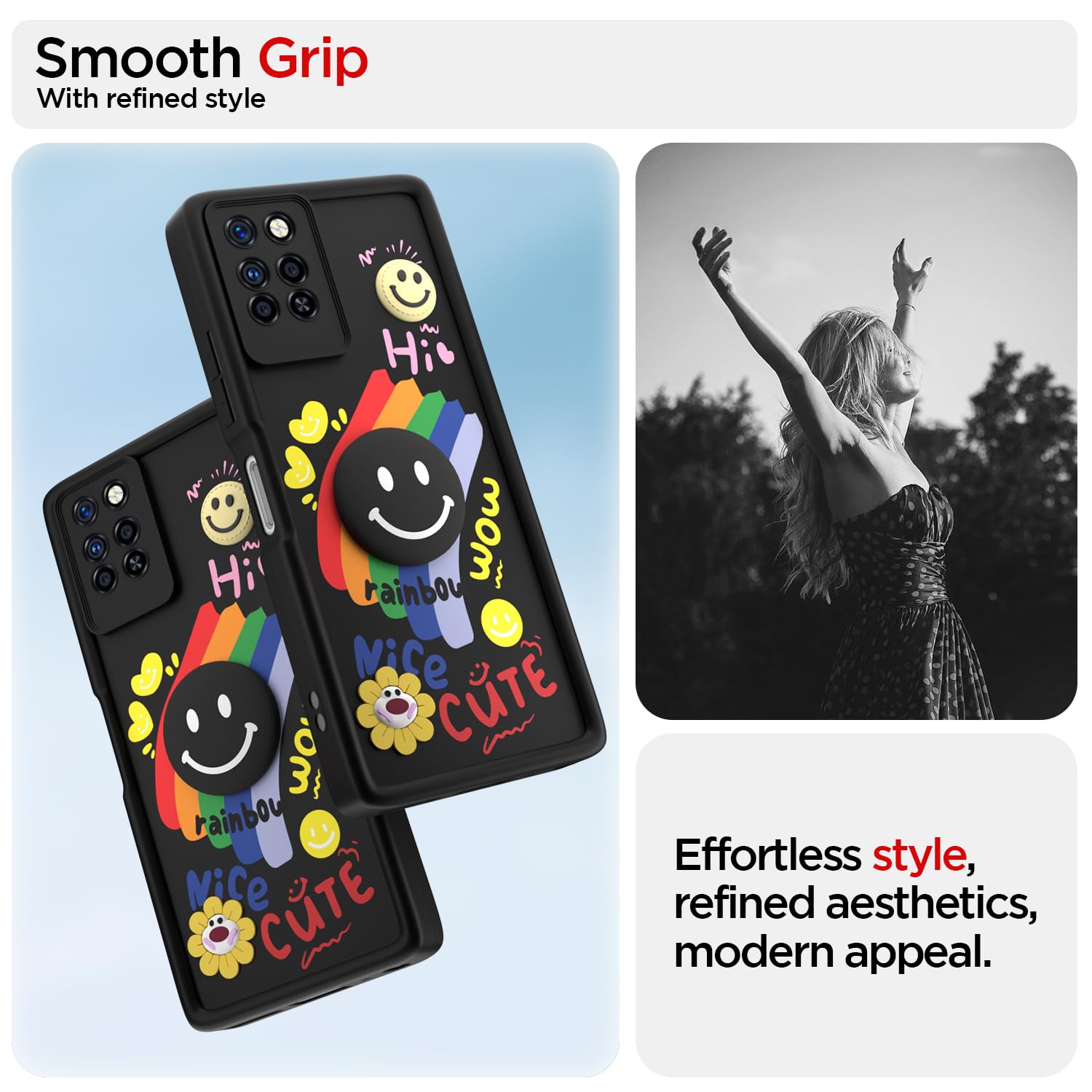 Black mobile cover for Infinix Note 10 Pro – Pikkme – photo 2