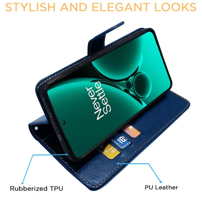 Pikkme OnePlus Nord CE 3 5G Magnetic blue & brown mobile flip cover – photo 5