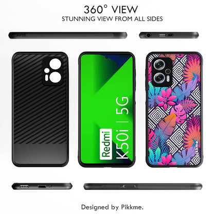 Redmi K50i 5G Flower back cover by Pikkme – photo 2