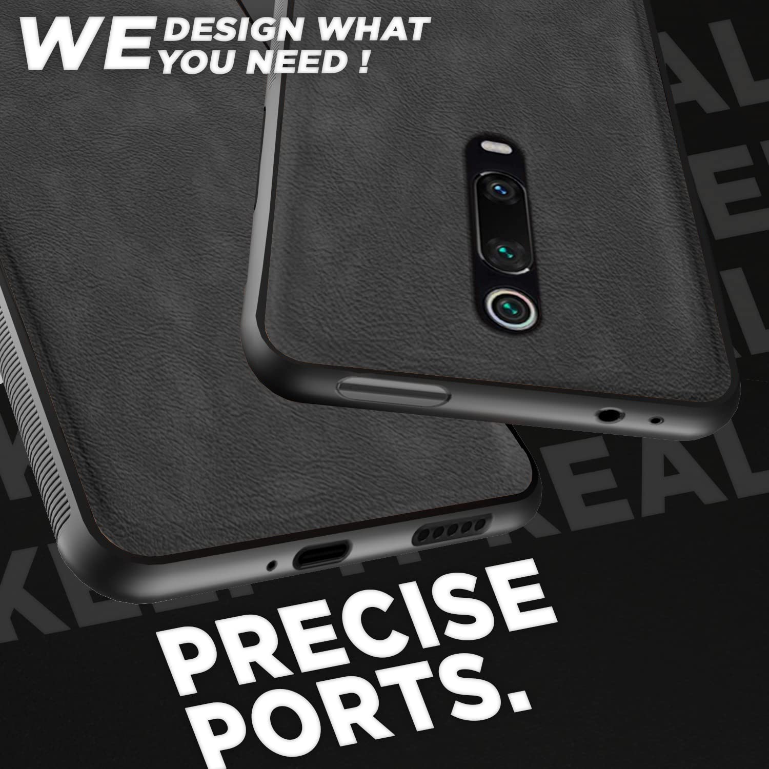 Grey Leather back cover for Redmi K20/K20 Pro – Pikkme – photo 4
