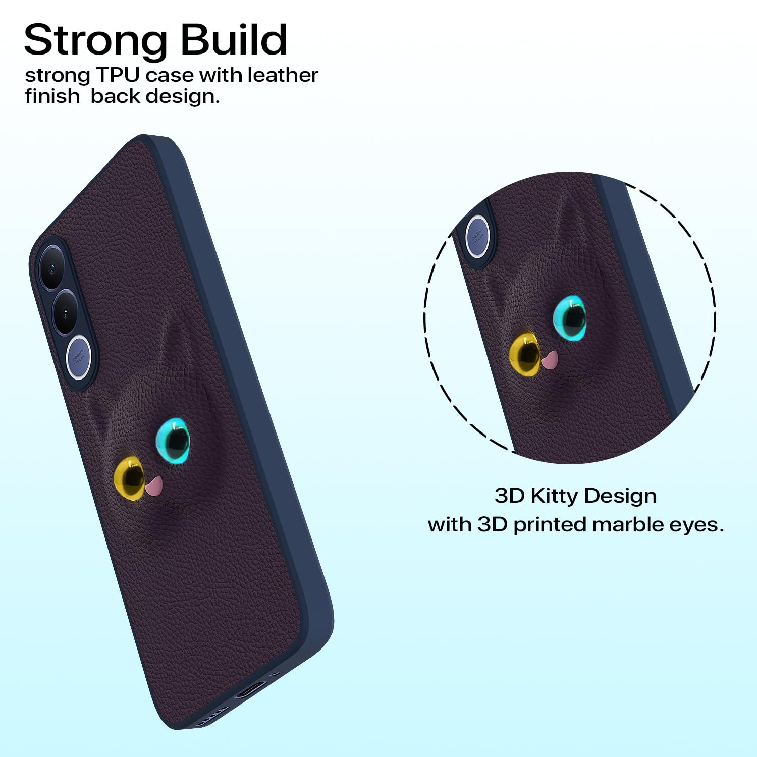 Pikkme Vivo V70 FE 5G purple back cover – photo 2