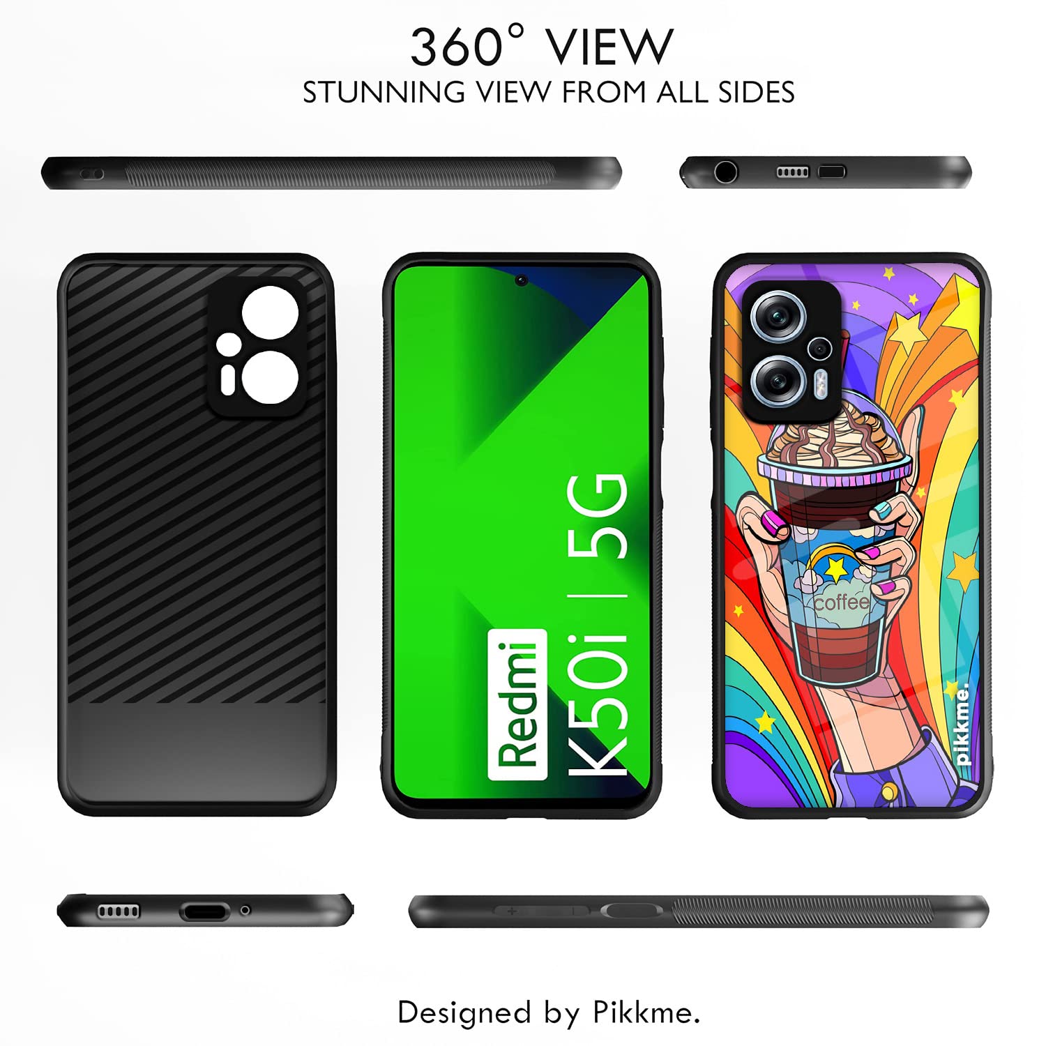 Redmi K50i 5G Hybrid back cover by Pikkme – photo 2