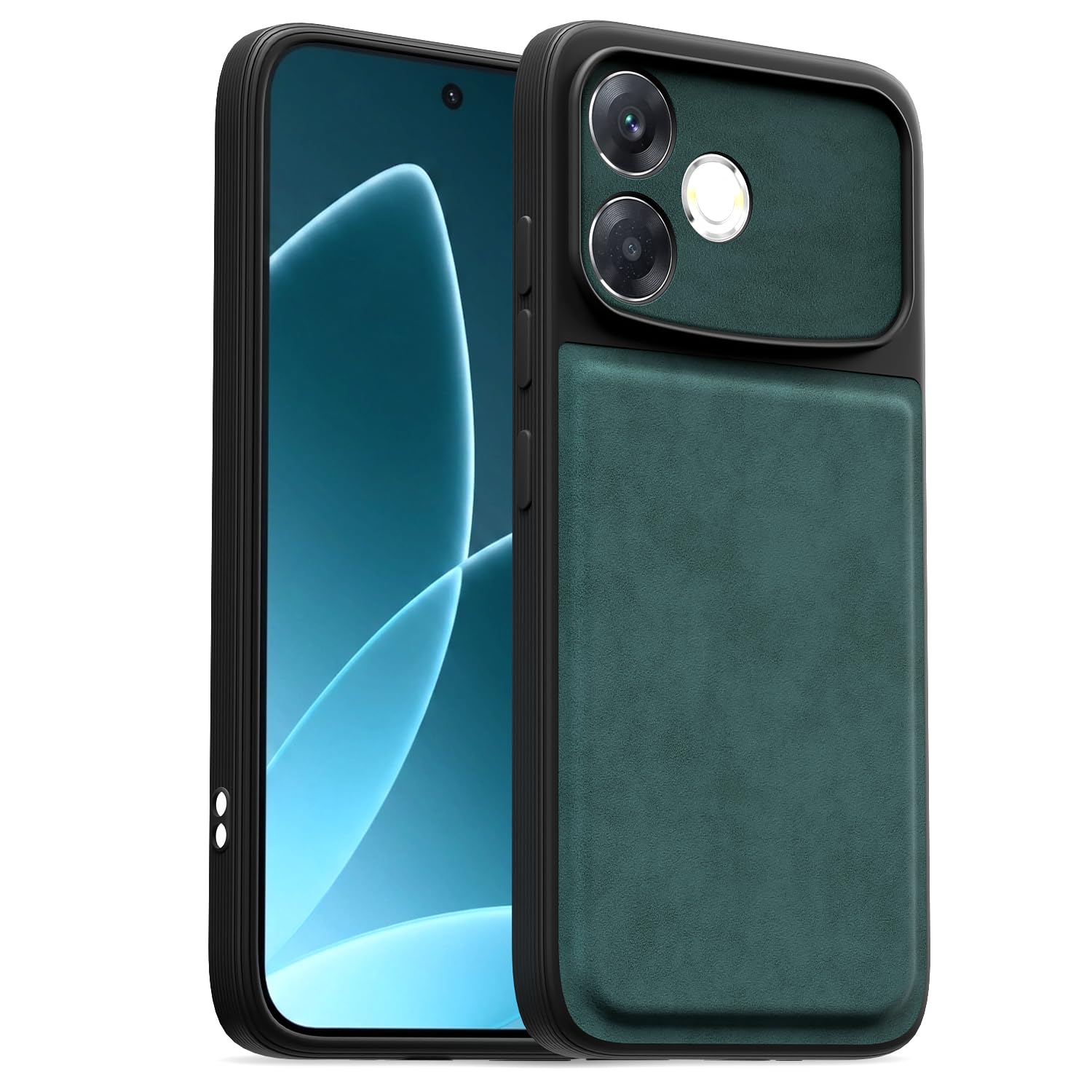 Oppo F33 Pro 5G mobile back cover in green by Pikkme