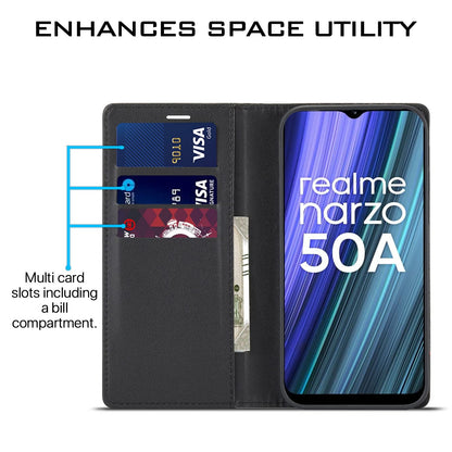 Pikkme black flip cover for Realme Narzo 50A – photo 3
