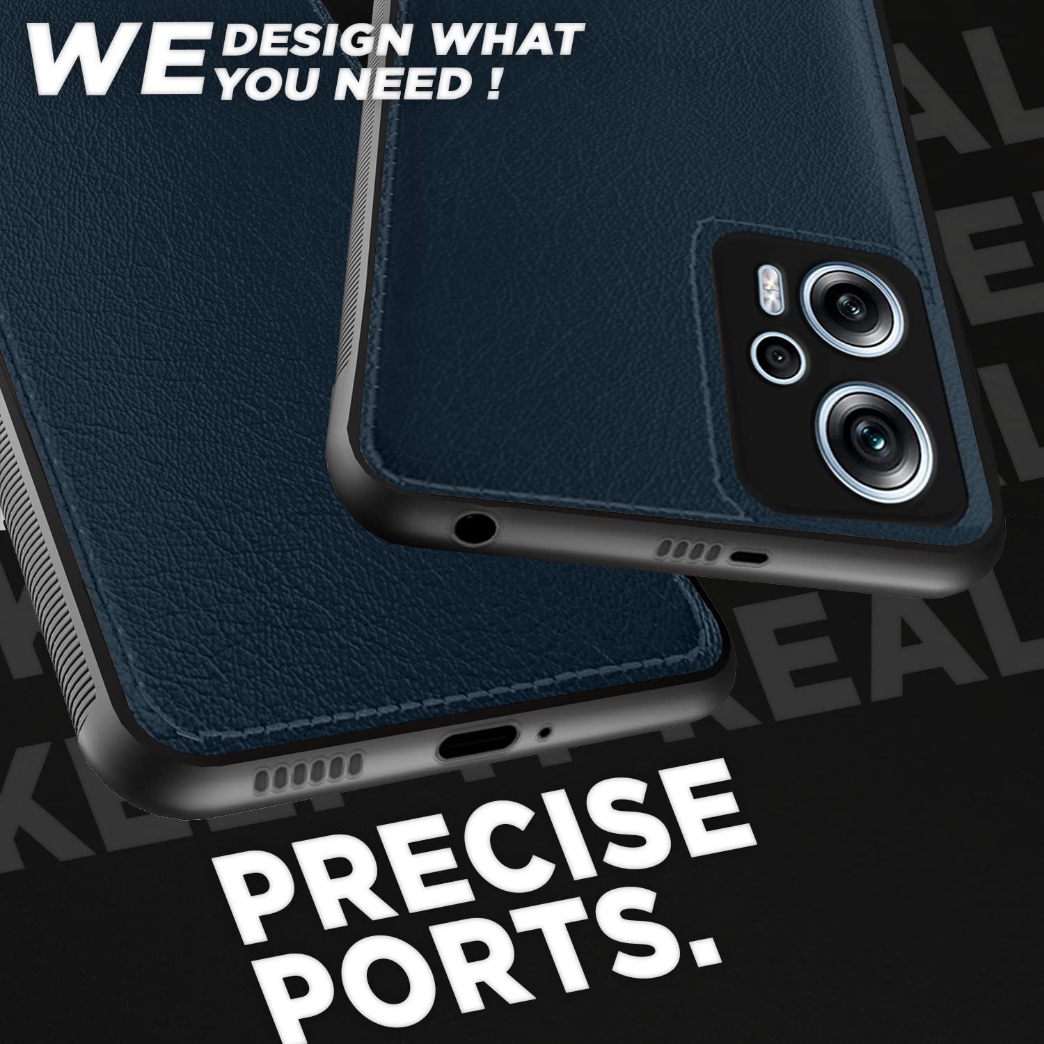 Pikkme Redmi K50i blue back cover – photo 4
