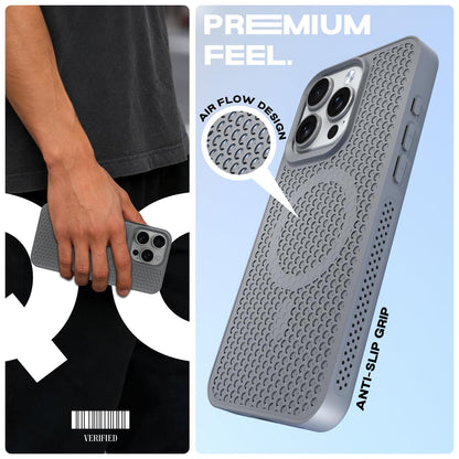 iPhone 15 Pro MagSafe phone cover in grey by Pikkme – photo 2