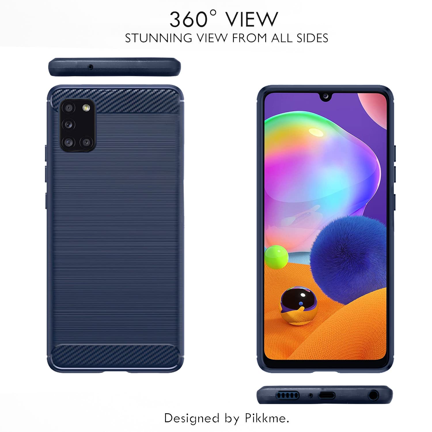 Blue phone cover for Samsung A31 – Pikkme – photo 2