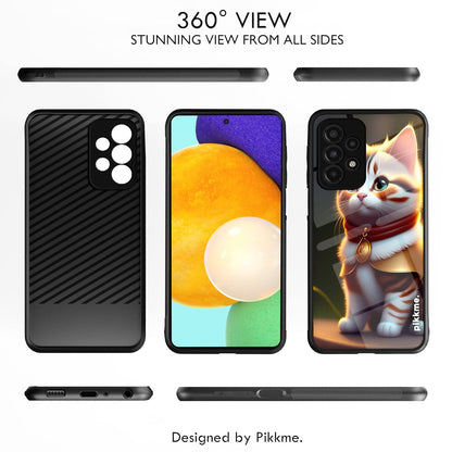 Samsung A13 4G Cat mobile cover by Pikkme – photo 2